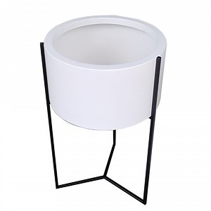 [Hot Item] Shabby Chic Metal Planter Stand Wholesale Indoor Floor Display for Cactus & Plants