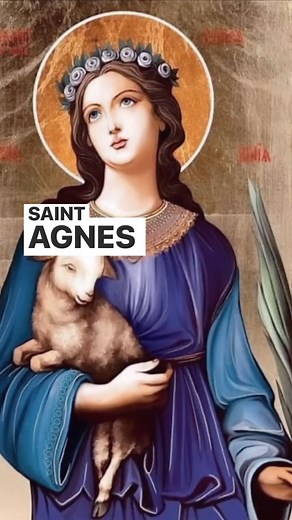 ~ sᴀɪɴᴛ ᴀɢɴᴇs, ᴘʀᴀʏ ғᴏʀ ᴜs! ~ Whenever a man wished to marry Agnes, she would always say, “Jesus Christ is my only Spouse.” According to legend, the young men she turned away became so angry and insulted by her devotion to God and purity that they began to submit her name to authorities as a Christian follower. In one incident, Procop, the Governor’s son, became very angry when she refused him. He tried to win her for his wife with rich gifts and promises, but the beautiful young girl kept sayin