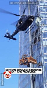 10K views · 18 reactions | Helicopter Crashes Into Glass Skyscraper #ai | Kind Daily | Facebook