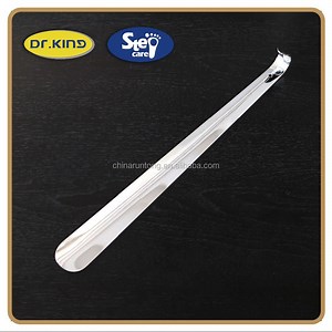 [Hot Item] 50cm Long Handle Stainless Steel Metal Tall Shoe Horn