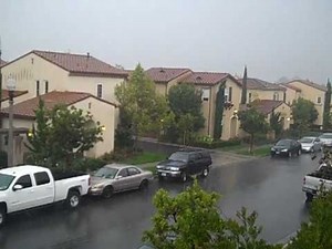 Thunderstorm, Irvine, Orange County, California