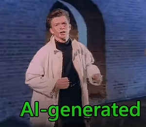AI Attempts to Continuously Generate Parts of 'Never Gonna Give You Up' by Rick Astley