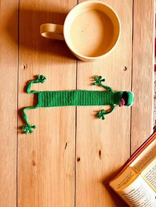 Crushed Gecko Frog Bookmark Tutorial in French - Etsy Australia