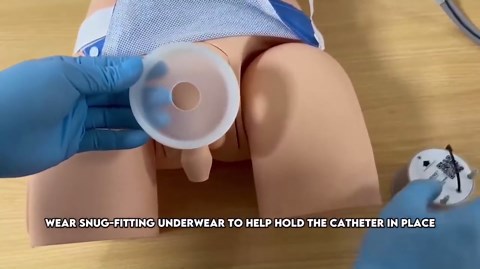 External Catheter Urine Collection System for Men Use,Male External Catheter,Urine Collector Non-Invasive Sensitive Sensing,Bed Rest Anti-Leakage, Urinary Incontinence Nursing Home Must Have-YI7