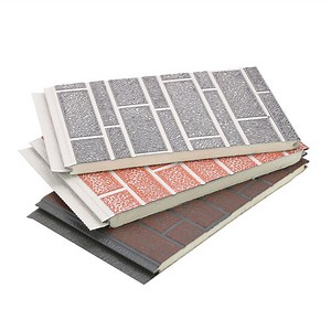 [Hot Item] Imitation Brick Perforated House Exterior Wall Insulation Carved Metal Integrated Sandwich Panel