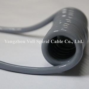 [Hot Item] Copper Conductor PVC Insulated Coil Electrical Wire 2core Spiral Cable Customized Cable