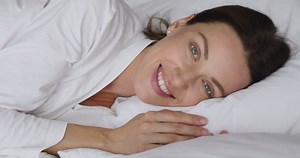 Beautiful Healthy 30s Woman Wear Pajama Stock Footage Video (100% Royalty-free) 1041547705 | Shutterstock