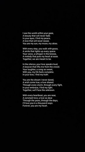 I was born to love you. I find endless love for you. I will love you in a thousand ways. I will be by your side for the rest of my life. I love you so much babe 💝 Heartfelt romantic love quotes For My soulmate #heartfeltlovemessage #forher #relationship #couple #lovepoem #thankyou #partner #sadness #feeling #love #hearttouching #girlfriend #boyfriend #husband #wife #kiss #miss #dating #darling #Romance #Romantic #sweetheart #babe | Love Poems And Messages