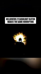 A glitchy flashlight might be the biggest threat against democracy. 🎥: Frbrsaw #Helldivers2 #Glitch #Horror | Dexerto