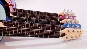 ADM Acoustic Guitar Kits for Beginners Adults - 38" Steel-String Guitars Bundle with Online Lesson Wooden Bowl Guitarra Starter Set Package with Bag, Strap, Picks, Capos, Kazoo, Blue