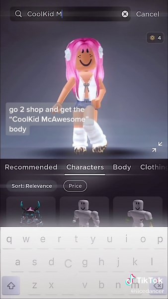 CoolKid McAwesome Body on Roblox for 30 Robux