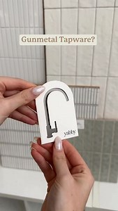 Gunmetal, the perfect tapware colour to add a touch of quiet sophistication to your bathroom 🩶 Project by @jdr_built | Yabby