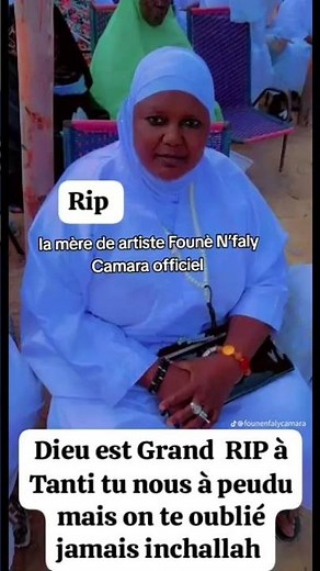Artiste Founè N’faly officiel j'ai perdu ma mère est musulmans Elle est bon pour tout le monde 😭😭😭