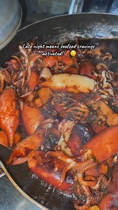 Late night means seafood cravings activated! 🦑🦑🦑🤤#squidadobo #squidcalamares #squidkinilaw #squidlicious #capcut #reelsfacebook #reelsviralシ | Marichelle Tabamo - Lozada