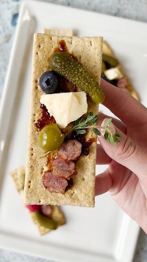 Life is cheddar with mini charcuterie board bites! Kicking off #NationalDairyMonth featuring our award-winning cheddar made with milk from our #cabotfarmers! #WorldMilkDay #EnjoyDairy #UndeniablyDairy | Cabot Creamery Cooperative