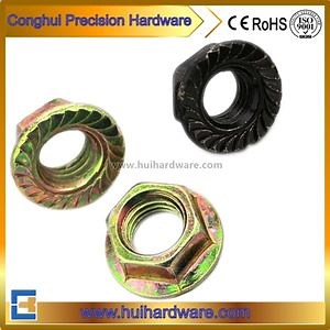 [Hot Item] Serrated Carbon Steel Hex Flange Lock Nut (DIN6923)