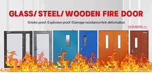 [Hot Item] High-Quality Steel Fire Door with Intertek Certification for Safety