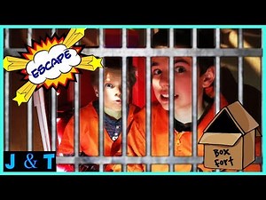 24 Hours To ESCAPE BOX FORT PRISON / Jake and Ty