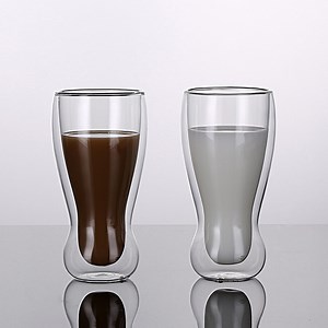 [Hot Item] Clear Coffee Mug Milk Glass Coffee Cups Double Wall Glass Tea Cups