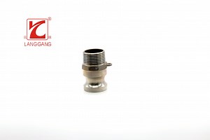 [Hot Item] Standard Inox 304 Stainless Steel Casted BSPT/NPT Male Thread Adaptor Camlock