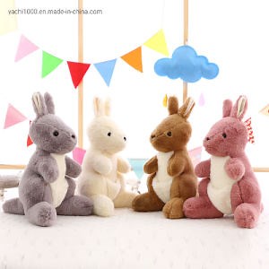[Hot Item] Kangaroo Plush Toy Cozy Kangaroo Stuffed Animal Cuddly Stuffed Kangaroo Plush Doll
