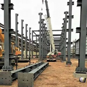 [Hot Item] Fast Delivery H Section Welded Steel Column and Box Column for Prefab Steel Structure