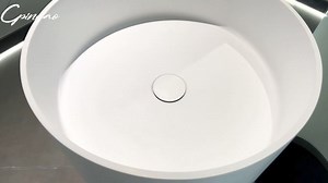 🎯35" Stone Resin Circular Pedestal Sink with Faucet Hole, Solid Surface Pedestal Bathroom Sink Basin with Overflow and Pop-up Drain, Matte White 🔹【DIMENSIONS AND SPECIFICATIONS】Exterior Dimension: 17.72" L x 17.72" W x 35.43" H. Overflow drain included. 🔹【PREMIUM QUALITY CONSTRUCTION】 Made of stone resin in matte white to ensure a non-porous solid surface that resists scratches and stains and is easy to maintain. 【🔹MINIMALIST DESIGN】 Matte texture to enhance the grade. Suitable for family an