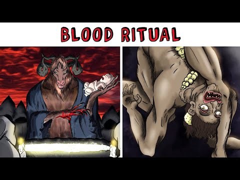 BLOOD RITUAL 🕯 Draw My Life Horror Stories