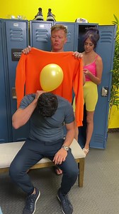 She literally fell into the locker 😅 #pranks #publicpranks #funny #viral #illusions | Juliette Electrique