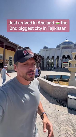 This is #Khujand the second biggest city in #Tajikistan and went exploring here today around the main square! 👌🏼 there are mosques, markets and a mausoleum and some statues! Hello 🇹🇯 | Traveltomtom