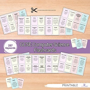 287 Computer Science OCR GCSE Student Revision Flashcards
