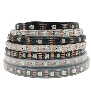 [Hot Item] 12V 5050 RGB LED Flexible Strip Light Tape Pixel 5m 150LED 300LED Addressable IP20 IP65 IP67 Ws2811 Strip Light