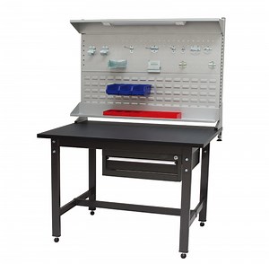1.2meter Light Duty Industrial Folding Work Benches with Tooling Cabinet Unit
