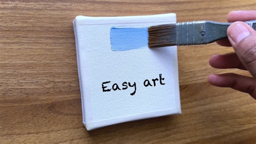 Sunset cityscape acrylic painting full tutorial 🌇🌳 | Vinee Painting