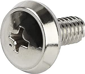 Amazon.com: StarTech.com 12-24 Server Rack Screws - 50 Pack - Mounting Screws for Rack and Server Cabinets - Nickel-Plated, TAA (CABSCRWS1224) : Electronics