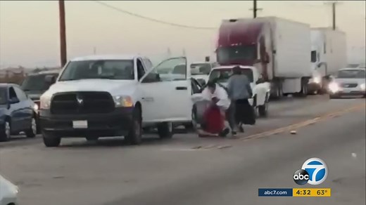 VIDEO: 3 women beat man in road rage incident