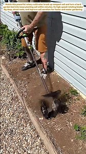 Garden Bed Tilling in Seconds : How This Rotary Cultivator Works So Fast