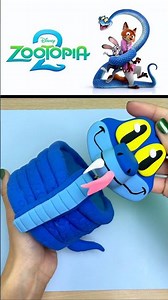 Turning GARY from Zootopia 2 Into a Pen Holder… WAIT FOR IT 😳✨ #zootopiadisney #clay #zootopia