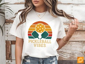 Pickleball Vibes PNG | Retro Pickleball T-shirt Sublimation | DTF UVDTF Transfer Clipart | Png for Shirts, Mugs, Tumblers & More - Etsy