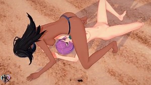 Pokemon Shelly Defeats Team Magma By Fucking Courtney’s Ass Raw – Uncensored 3D Hentai