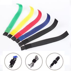 [Hot Item] Nylon Strap Cable Organizer Hook and Loop Wire Cable Ties