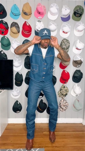 Wranglers unlined denim vest ⚡️⚡️ #wrangler #menswesternfashion #reels #mensfashion #westernfashion #DanPostBoots | Rodney Smith II