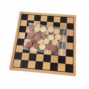 [Hot Item] Wooden Chess Piece Board Game Puzzle Chess Checkers Toy