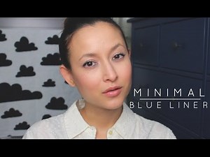MInimal Blue Eye Liner | Friedia