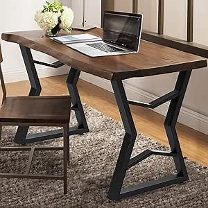 Black Metal Table Legs(Delivery in US),28" H x 20" W for Desk,Dining,Computer,Office - Set of 2
