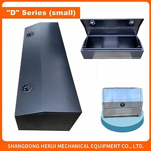 [Hot Item] Camping Black Anodized Canopies Heavy Duty Lockable Aluminium Tool Boxes with Glass Windows Jack off Aluminium Ute Canopies