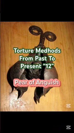 Pear of Anguish: The Most Terrifying Medieval Torture Device #darkhistory #skinner #terrifyingtales