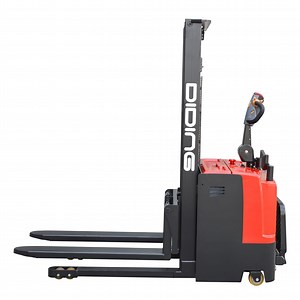 [Hot Item] 2ton 3m Electric Forklift Stacker Raised Hydraulic System Full Station Driving