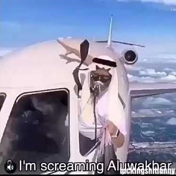 flying a big plane into a building and im screaming aluwakbar