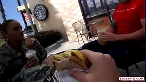 Army Girl gets fucked on camera